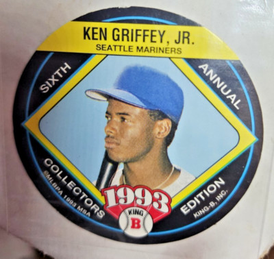 1993 King B Discs Ken Griffey Jr. #2 SEATTLE MARINERS
