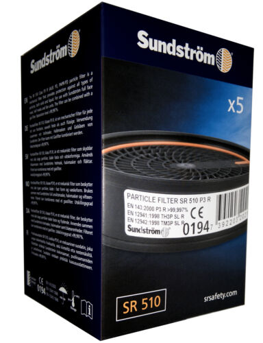P3 5 pieces packaging unit particle filter fine dust filter Sundström - Picture 1 of 1