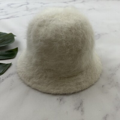 Vintage Disney RN 87429 Angora Blend Fuzzy Bucket Hat Tan 90s Y2K Streetwear Angora Bucket Hat - Etsy main image 2