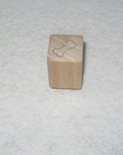 Rubber Stamp - Dog Bone- X-Small Size -