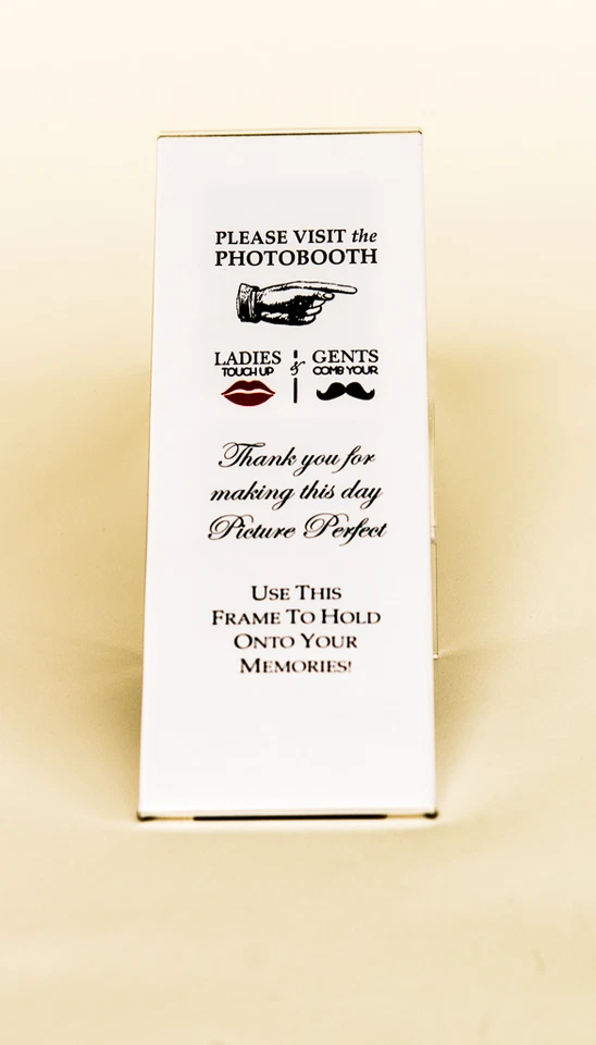 100 Acrylic magnet Photo Booth Frame 2x6 acrylic magnet picture frames w/ insert - Image 3 of 4