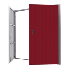 Garagentor Stahl Tor 200 x 250cm Zweifl&uuml;geltor Fl&uuml;geltor Garage Carport nach Ma&szlig;