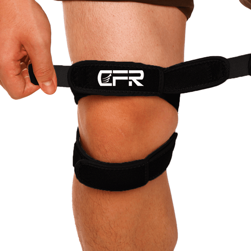 Rodillera CFR Doble Rótula Soporte Rodillera Ajustable Compresión Entrenamiento Protector - Imagen 13 de 21