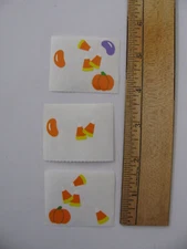 Mrs. Grossman's Stickers HALLOWEEN Candy Corn Pumpkin 3 Mods Each 2" X 1 5/8" b
