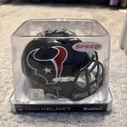 CJ STROUD AUTOGRAPHED TEXANS SPEED MINI HELMET Fanatics Hologram Verification