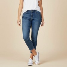 Judy Blue Plus Size 22W Skinny Fit Capri Jeans Dark Wash High Rise Stretchy