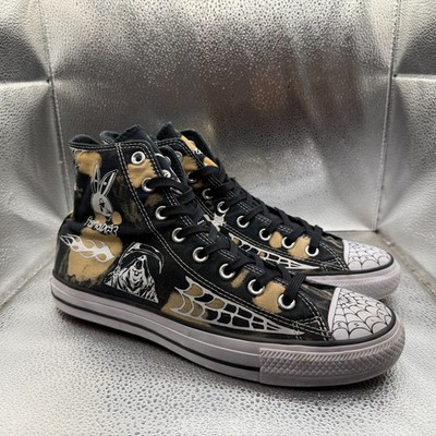 Size M8/10W Converse CTAS Pro Hi Sean Pablo Black Unisex Graphic Shoes 172388C