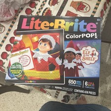Lite Brite Color Pop Elf on The Shelf Christmas Creative Light Up Toy NEW