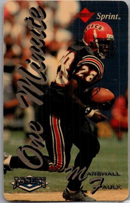 1994-95 Classic Assets #NNO Marshall Faulk Phone Cards One Minute