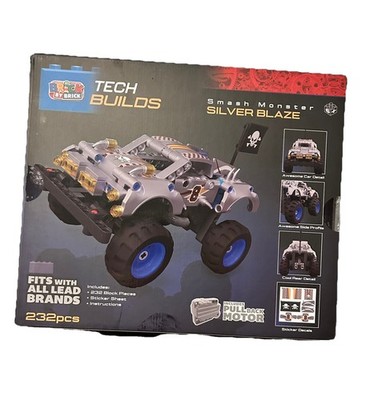 Tech Builds Silver Blaze Bausteine Set Kinder Spielzeug