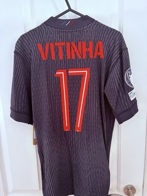 PSG 2025/26 Fourth Shirt Vitinha #17 Jordan ADV Match UCL Badges BNWT Size S