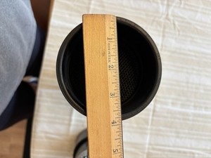 OdorHog Vent Pipe Filter 3 in Black ABS