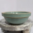 Mccoy Pottery  Seafoam Green  Bee Hive Batter Bowl
