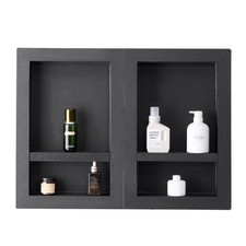 Shower Niche, 16 x 24 inch 16 x 24 inch Recessed Wall Niche with Movable Shelf