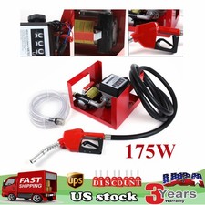 Portable Electric Diesel Fuel Transfer Pump 12V Automatic Nozzle Transfer Pump