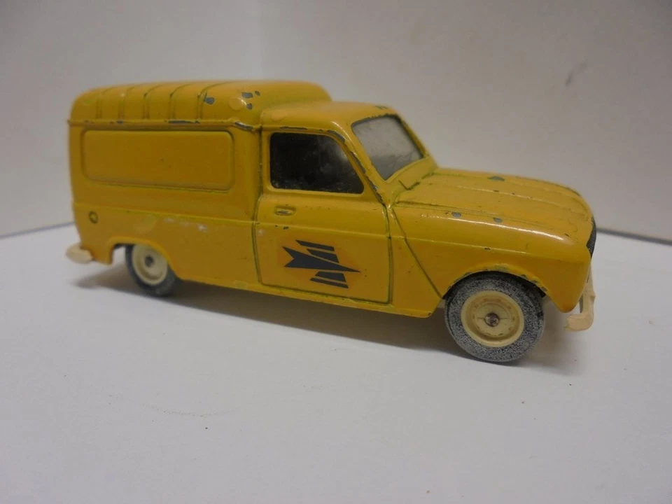 Solido ancien 1:43 Renault 4 furgonette furgone vintage obsoleto poste - Immagine 2 di 4