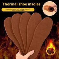 Natural Warm Wool felt insoles WOMEN MEN Deodorant Insoles- Breathable Y2A3
