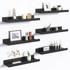 15,7 Inch Wall Mounted Floating Shelves for Wall D cor and Storage 6 Pack