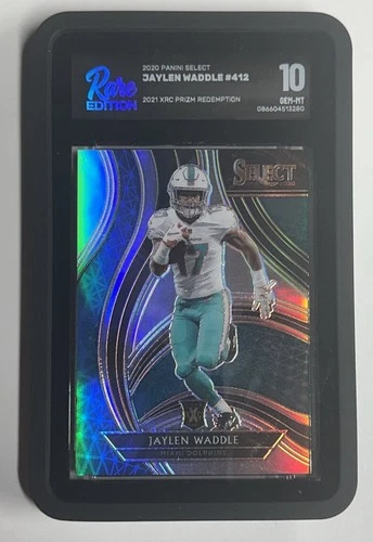 2020 Panini Select XRC Silver Jaylen Waddle Rookie RC #412 GEM MT 10