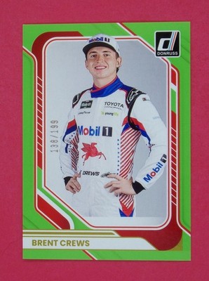  2026 Donruss Lime Green #1 Brent Crews 138/199