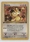 Meowth 1st Ed. Pokemon Team Rocket #62 2000