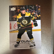 2025-26 Upper Deck Series 2 Young Guns John Farinacci Rookie #496 Bruins