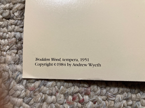 1984 Invitation to Andrew Wyeth Opening - Brandywine River Museum Expansion - Picture 5 of 5