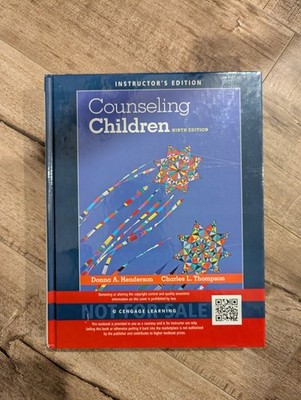 Instructors Edition Counseling Children Hardcover Charles L., Henderson,