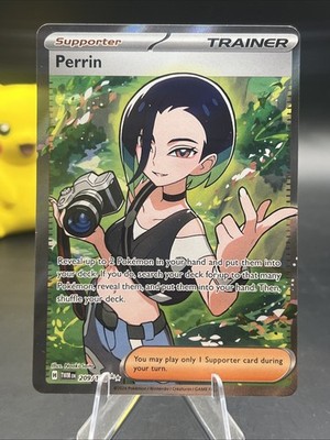 Perrin 209/167 Sv06: Twilight Masquerade Full Art Trainer Pokemon NM/M