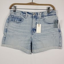NEW Good American Good 90s Denim Shorts Size ...