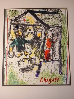 Marc Chagall Le Peintre le Village 1969 Maeght Editeur Paris, France