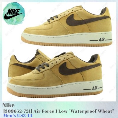 Nike Air Force 1 Low Waterproof Wheat 309652-721 Men's US3-14 NEW