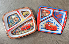Zak Disney Pixar Cars Lightning McQueen Mater Plates - Kids Dinnerware Dish