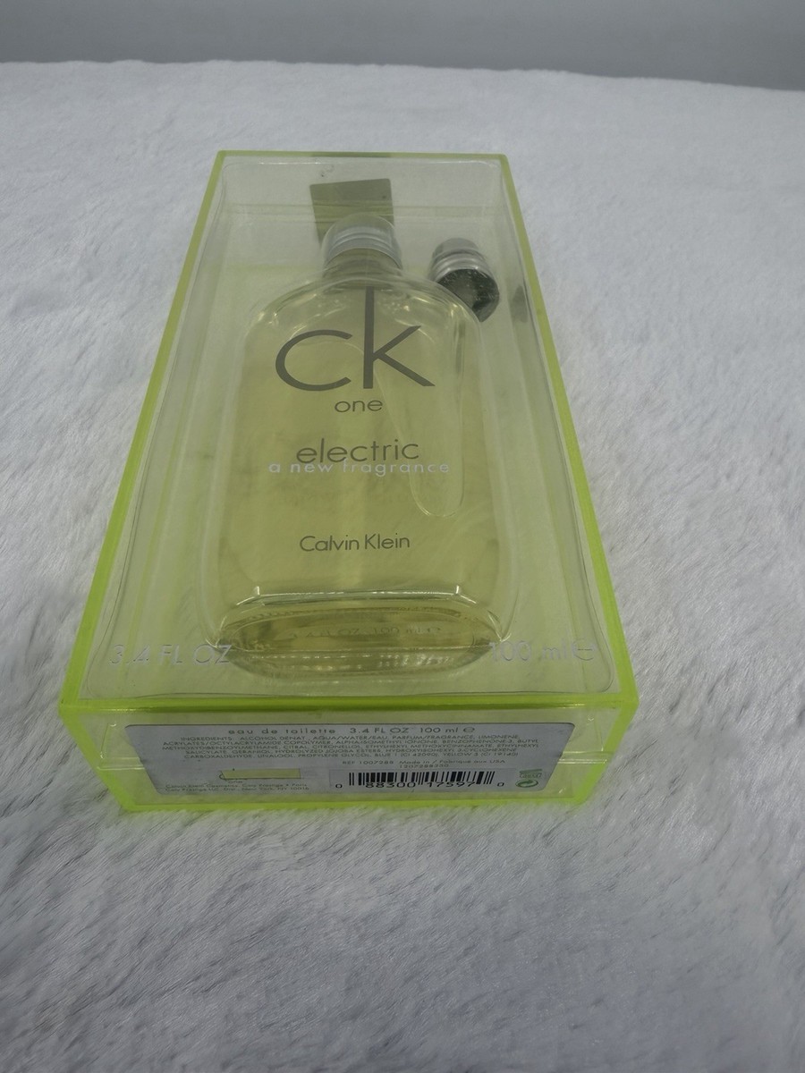 CK One Electric Calvin Klein 3.4 oz EDT Spray Rare Discontinued