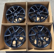 17" Chevrolet Equinox Gloss Black Wheels GMC Terrain Rims Factory OEM Set 14061