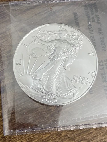 2024 American Silver Eagle $1 Dollar  .999 Fine 1 oz. Uncirculated