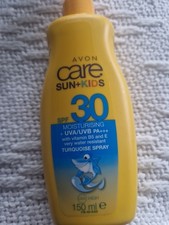 Avon Care Sun+ Kids SPF30 Turquoise Sun Spray 150ml colour change - 3C 43.13 per litre