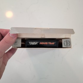 Mouse Trap (Colecovision, 1982) Box, Manual, Overlays, Reg Card, & Cartridge 