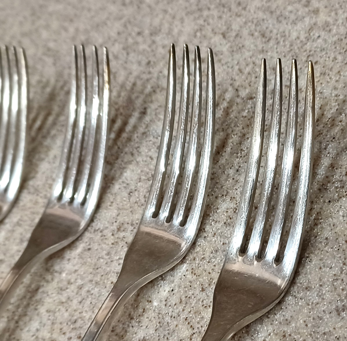 Holmes & Edwards Yourex Silverplate 1909 BRIDE Rose X6 Salad Forks No Monogram