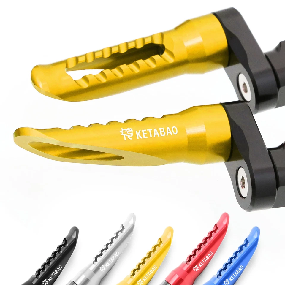 Clavijas delanteras BOB doradas 25 mm ajustables para Honda CB600F Hornet 98-06 05 04 Foto 2 de 4