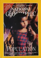 NATIONAL GEOGRAPHIC MAGAZINE OCTOBER 1998 POPULATION