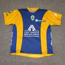VTG Rommi San Luis Futbol Club 2000s Vintage Soccer Jersey Blue Yellow Liga MX