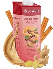 STASH Double Spice Chai Latte - Dairy Plant Based Tea Concentrate - Caffeinated