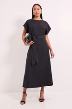 Principles Black A-Line Dress Womens Daywear Dresses