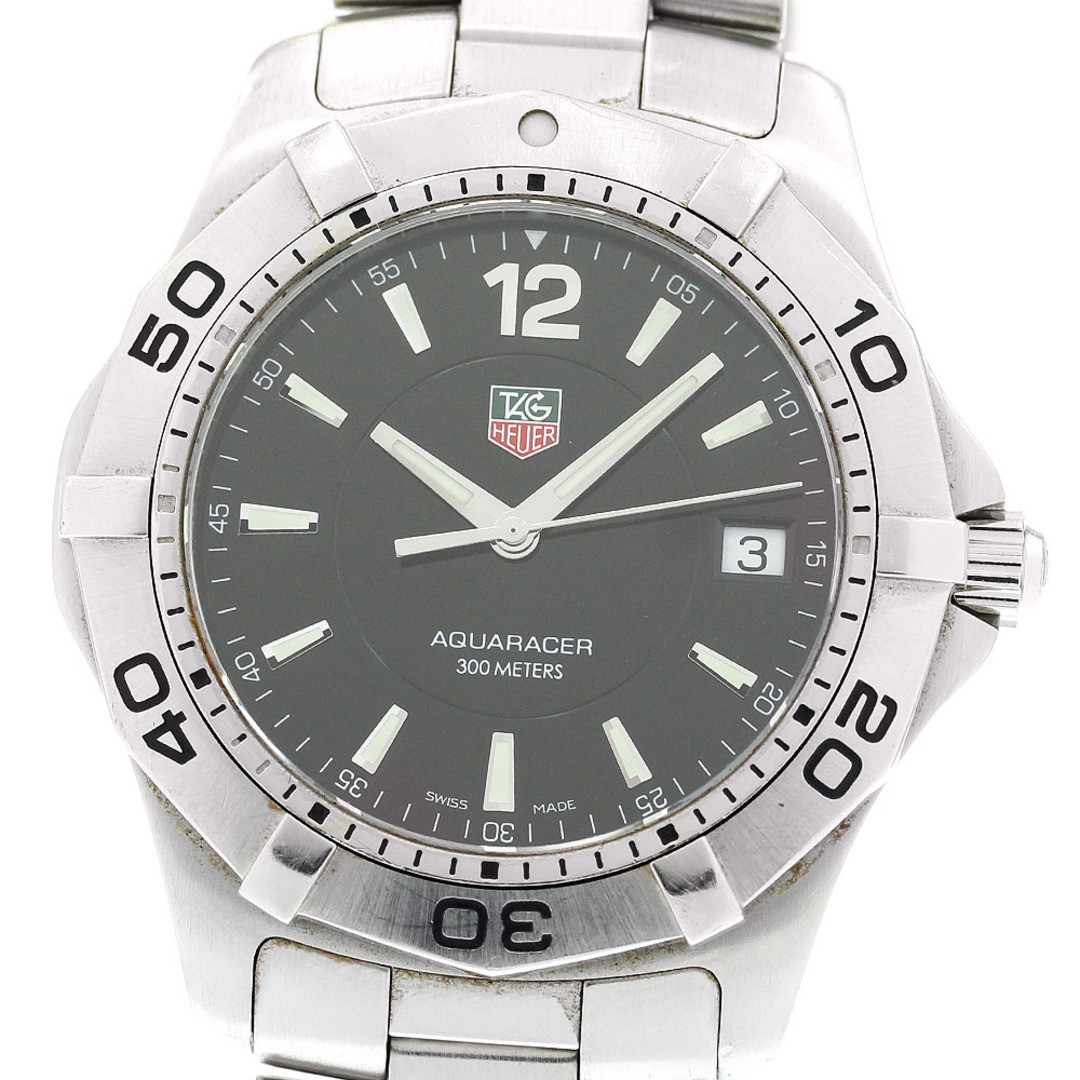 TAG Heuer Aquaracer WAF1110 Mens Watch Quartz Date Stainless Steel 885025  