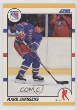 1990-91 Score Rookie & Traded Mark Janssens #33T q7c