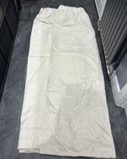 Cream curtains 180cms x 218cms approx good condition