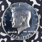 1976-S U.S. 50 Cents Kennedy Bicentennial Half Dollar Lot#HZ184 Silver! Proof!