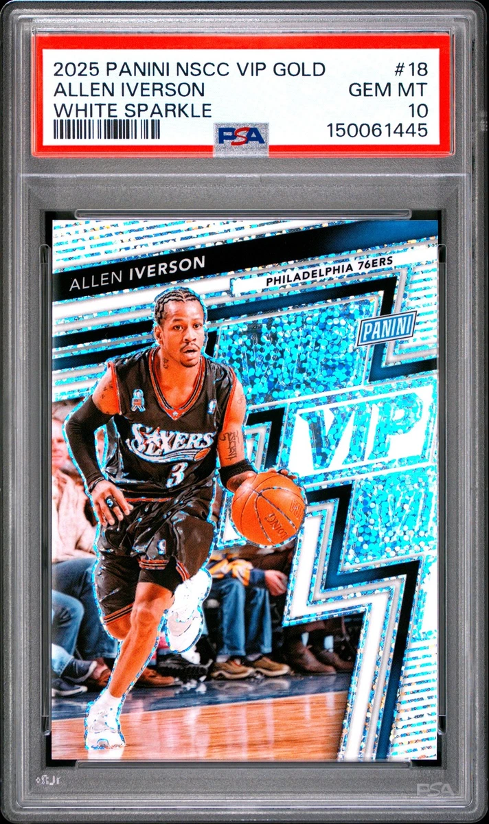 Allen Iverson 10 Graded Basketball Sports Trading Cards