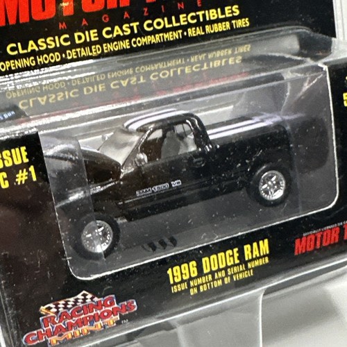 Racing Champions Mint Motor Trend 1996 Dodge Ram - Black NEW + FAST SHIPPING - Picture 3 of 9